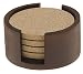 Thirstystone Circular Coaster Holder, Walnut