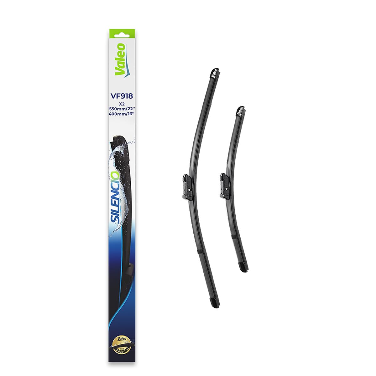 Valeo Silencio Flat Blade Set Silecek Seti Ford Ecosport (2013 ve sonrası) (550+400 MM) 577918