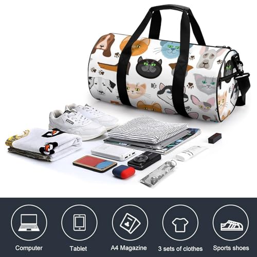 Sac de voyage dessin anime pour camping et randonnee