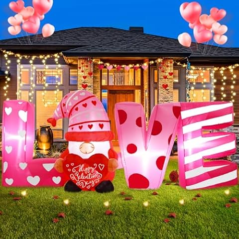 Wabolay 6ft Valentine's Day Inflatable Cover