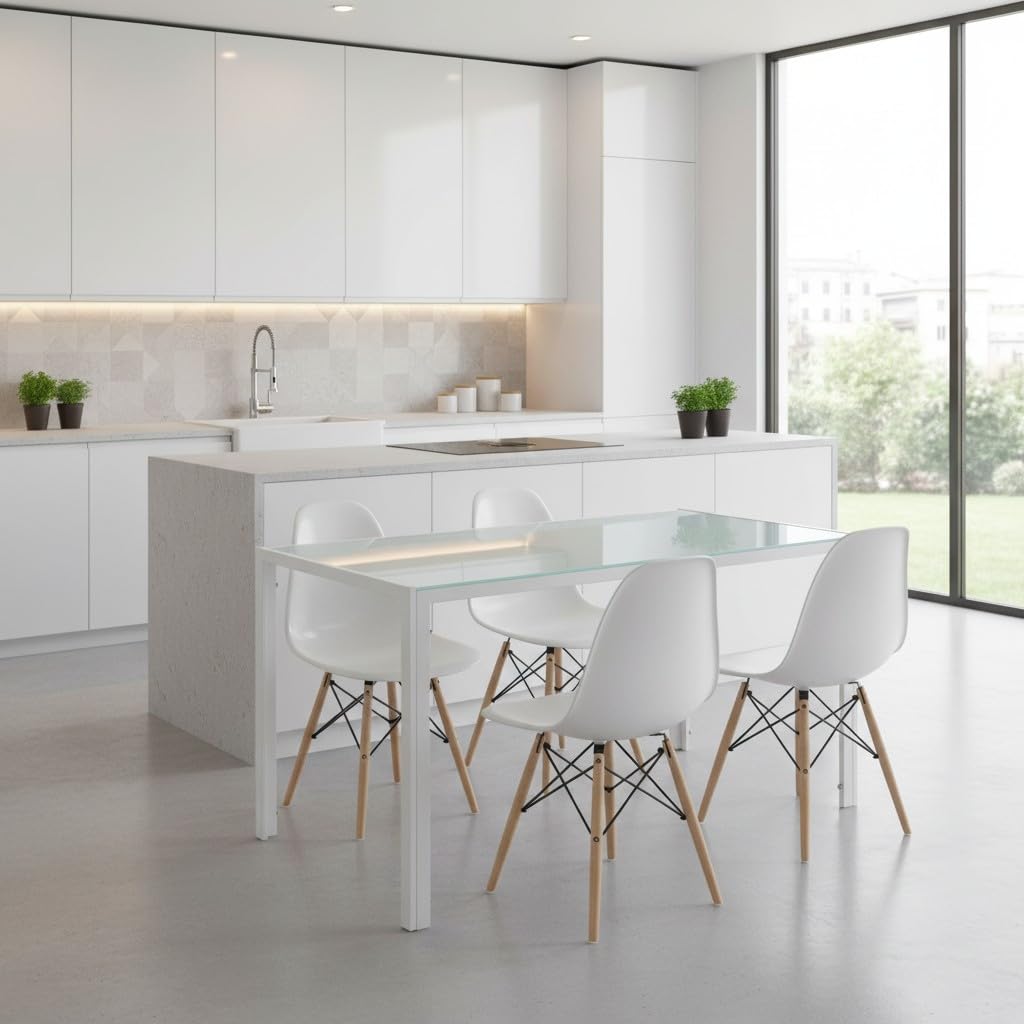 Woopi Mesa de Cocina Viena Blanca