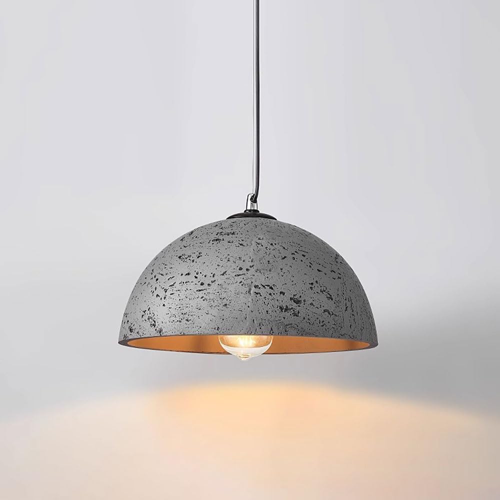 LYMSXAZOU Pendant Light Modern Dome Hanging Lamp Small Chandelier Single Ceiling Lamps for Dining Room Bedroom Kitchen Island Lighting Fixture