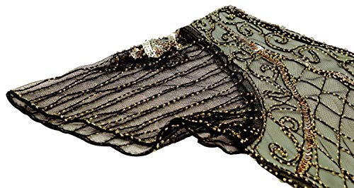 Image of Women 1920s Gatsby Vintage Sequin Flapper Fringe Party Plus Dress with 20s Accessories Set