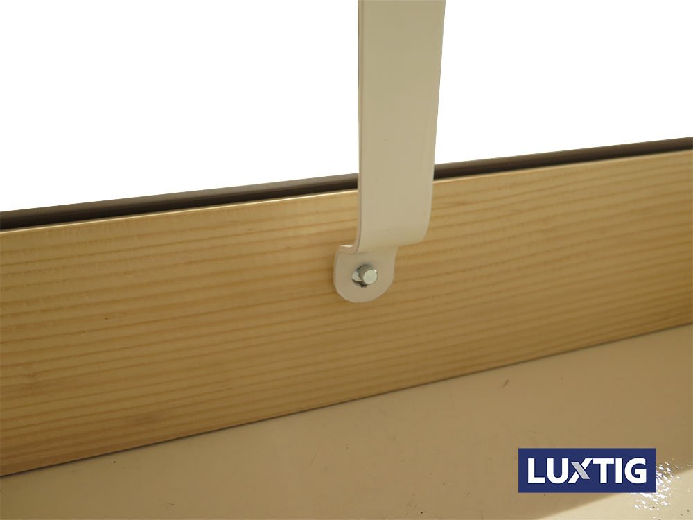 Lucernario per Tetto Finestra Mansarda Skylight Legno Alluminio a Vasistas - Doppio Vetro - Isolamento - Permette anche Fisicamente di uscire dal Lucernario - Dimensioni Misure cm 55X98