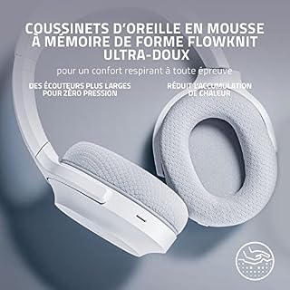 Razer Barracuda – Casque Gaming sans Fil Multiplateforme pour Le Jeu et Le Mobile (SmartSwitch Dual Wireless, Micros Antibruit, TriForce Titanium 50mm, Batterie 40h, USB-C) Blanc Mercury - Les Beatles, Paul McCartney, John Lennon, RIngo Starr, George Harrison Razer Barracuda - Casque Gaming sans Fil Multiplateforme pour Le Jeu et Le Mobile (SmartSwitch Dual Wireless, Micros Antibruit, TriForce Titanium 50mm, Batterie 40h, USB-C) Blanc Mercury – Image 5