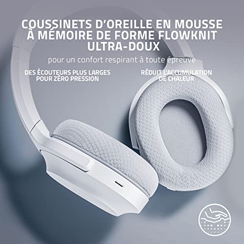 Razer Barracuda – Casque Gaming sans Fil Multiplateforme pour Le Jeu et Le Mobile (SmartSwitch Dual Wireless, Micros Antibruit, TriForce Titanium 50mm, Batterie 40h, USB-C) Blanc Mercury - Les Beatles, Paul McCartney, John Lennon, RIngo Starr, George Harrison Razer Barracuda - Casque Gaming sans Fil Multiplateforme pour Le Jeu et Le Mobile (SmartSwitch Dual Wireless, Micros Antibruit, TriForce Titanium 50mm, Batterie 40h, USB-C) Blanc Mercury – Image 6