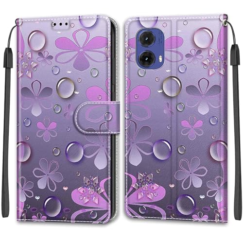 Cover per Motorola Moto G85 5G Antiurto Portafoglio Custodia con Slot per Schede Funzione Stand Flip Compatibile Moto G85 5G