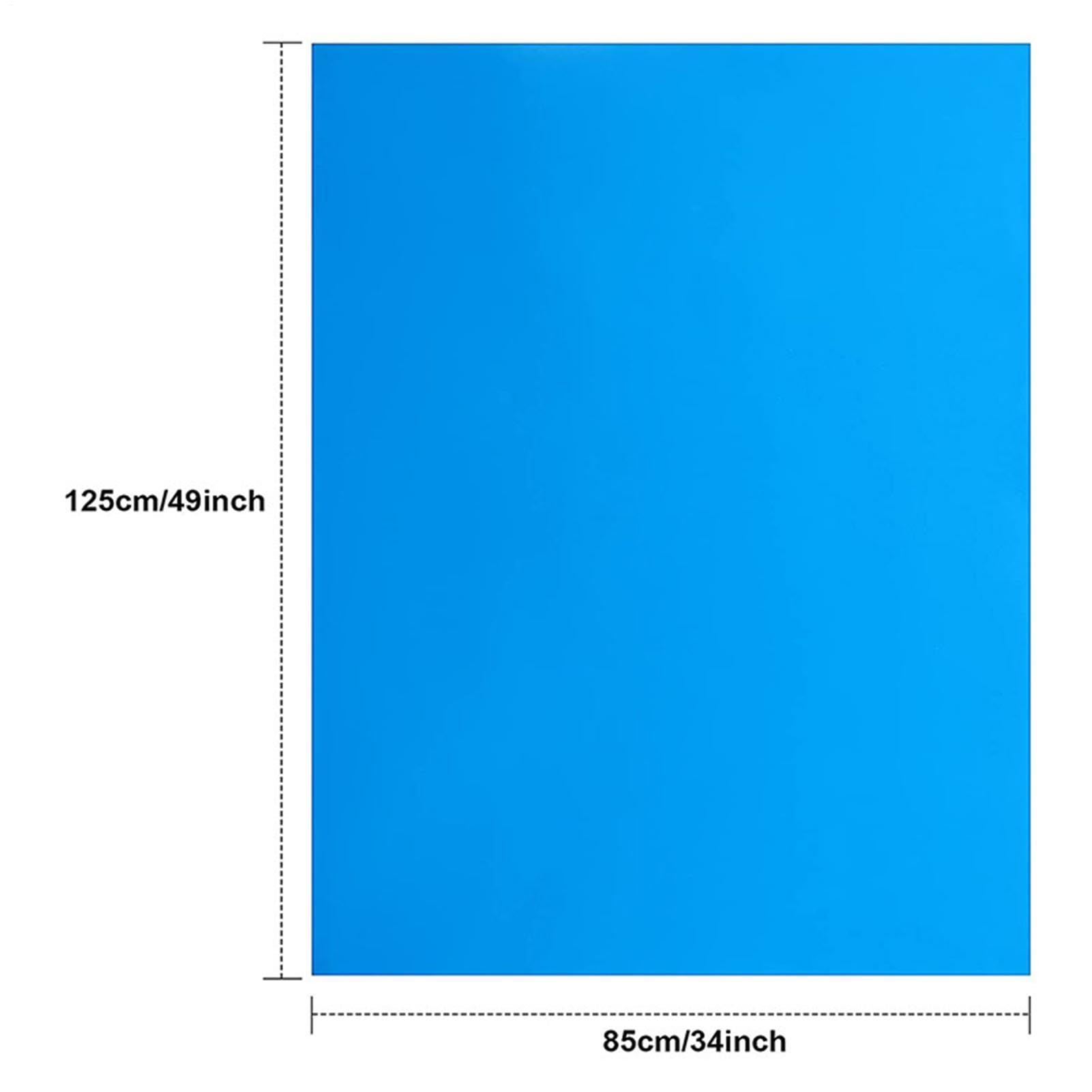 Toppa per materasso ad aria, 125 cm x 85 cm, resistente e gonfiabile, grande foglio di tenuta impermeabile, foglio autoadesivo in vinile PVC per vasche idromassaggio, forature, tendoni