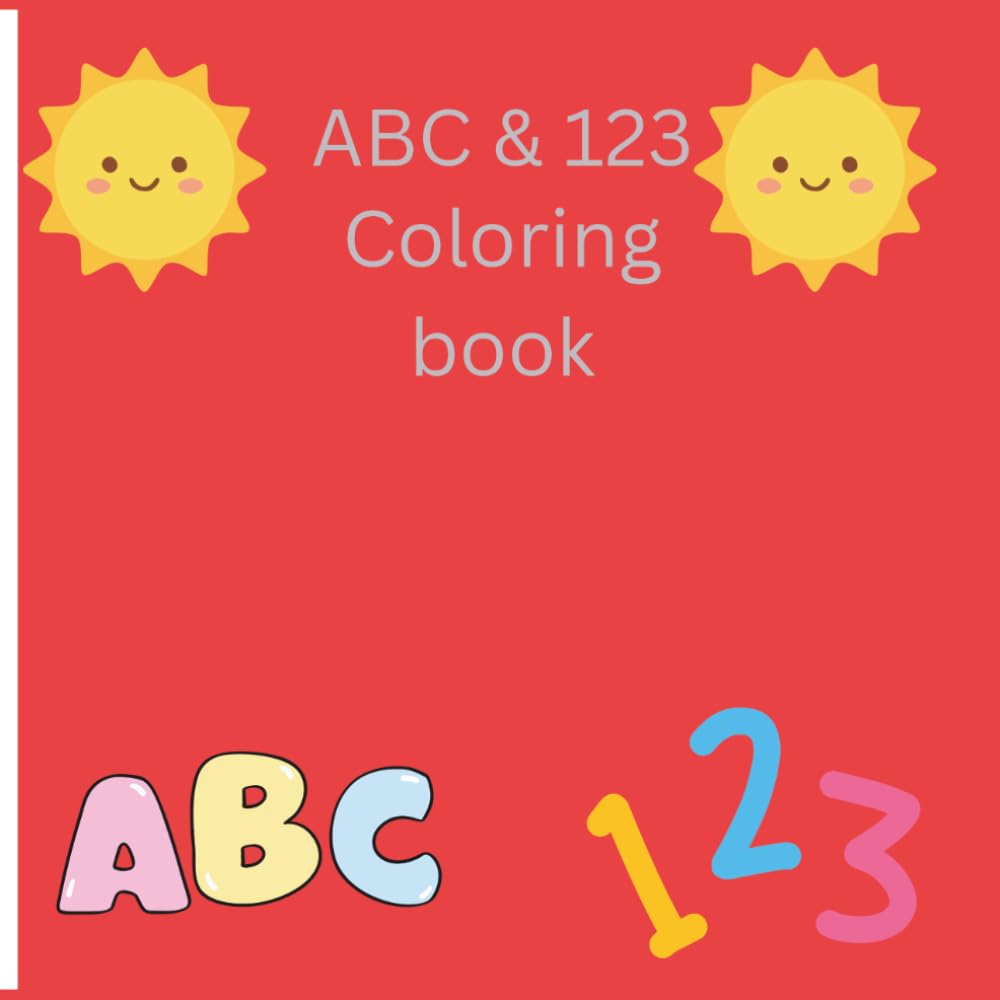 ABC 123 coloring book