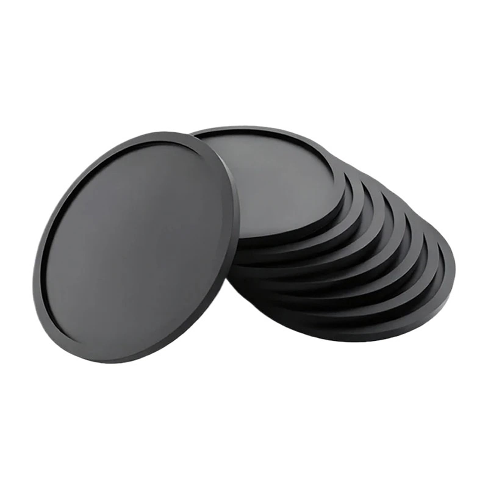 Dessous de verres en silicone ronds 10cm tapis pour tasse antidérapants résistants chaleur