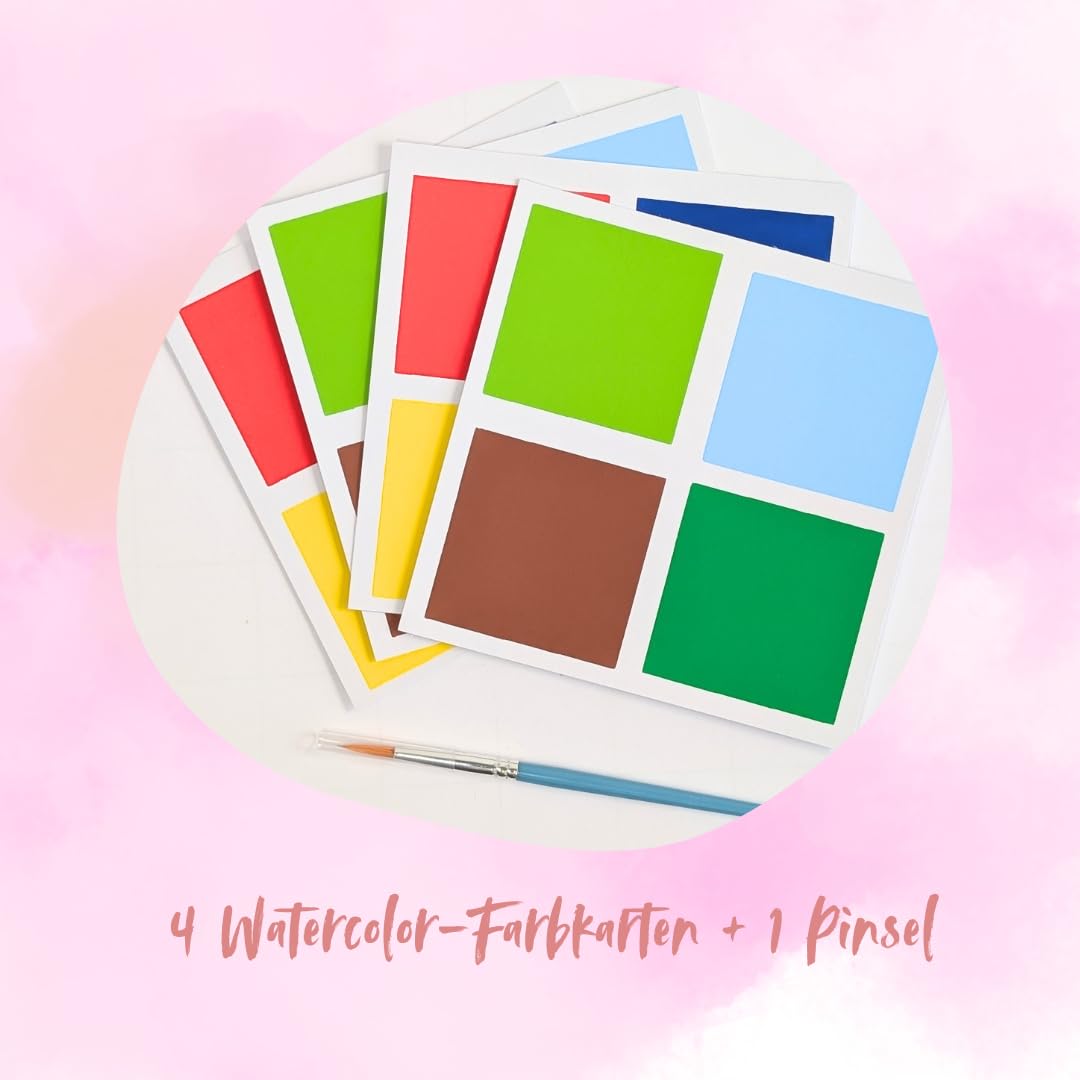 Creativity Out of the Box: Watercolor: Instruction Book, 30 Colouring Cards, 2 Colour Cards and 1 Brush      Misc. Supplies – January 15, 2026