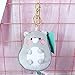 Yqs Porte-clés en Peluche Tendance créative Mignonne hérisson Porte-clés Peluche Mignon Mignon de Bande dessinée poupée stéréo Pendentif clé de Voiture clé de la chaîne (Color : 2)