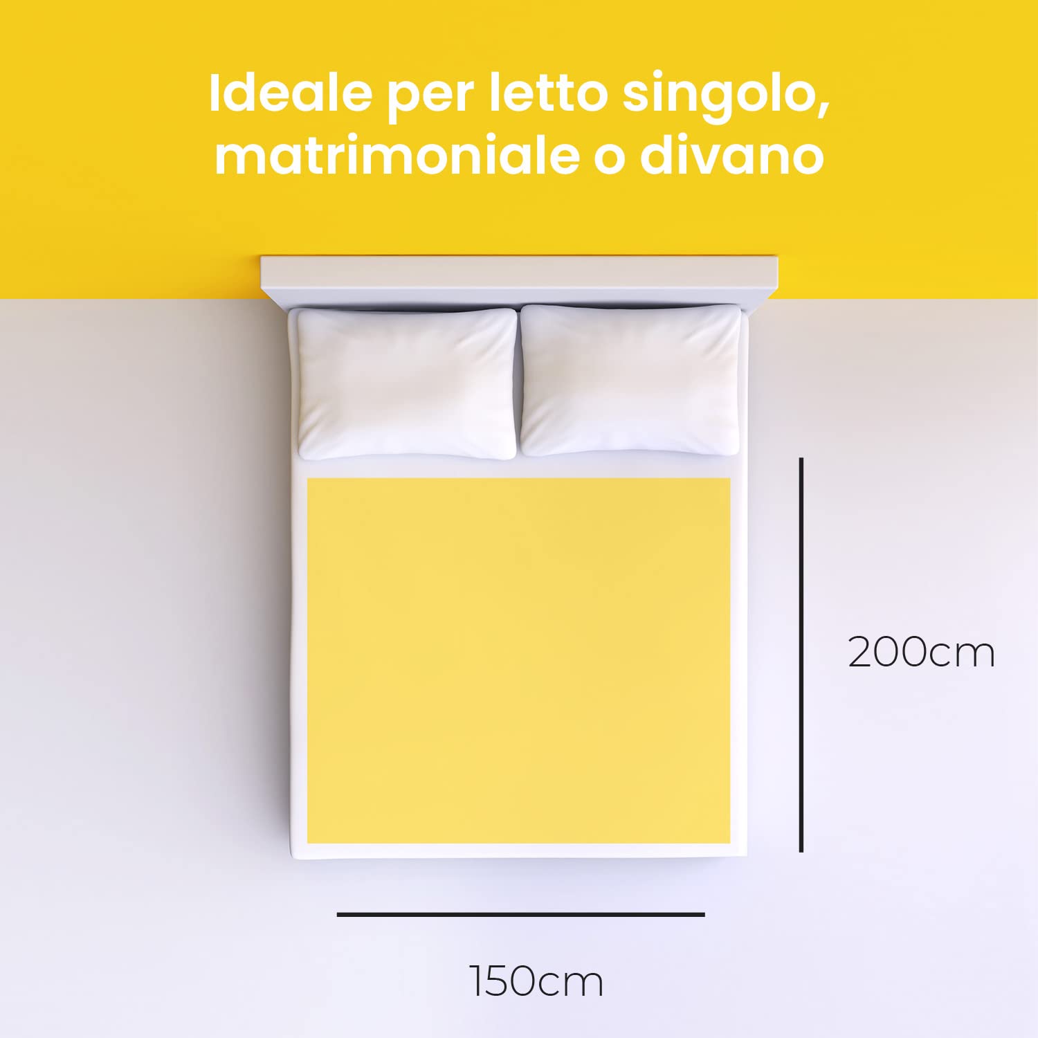 Cosi Home- Coperta rinfrescante di lusso Q-Max maggiore di 0,4 fibre di raffreddamento, 3 strati, leggera, matrimoniale e lavabile in Lavatrice