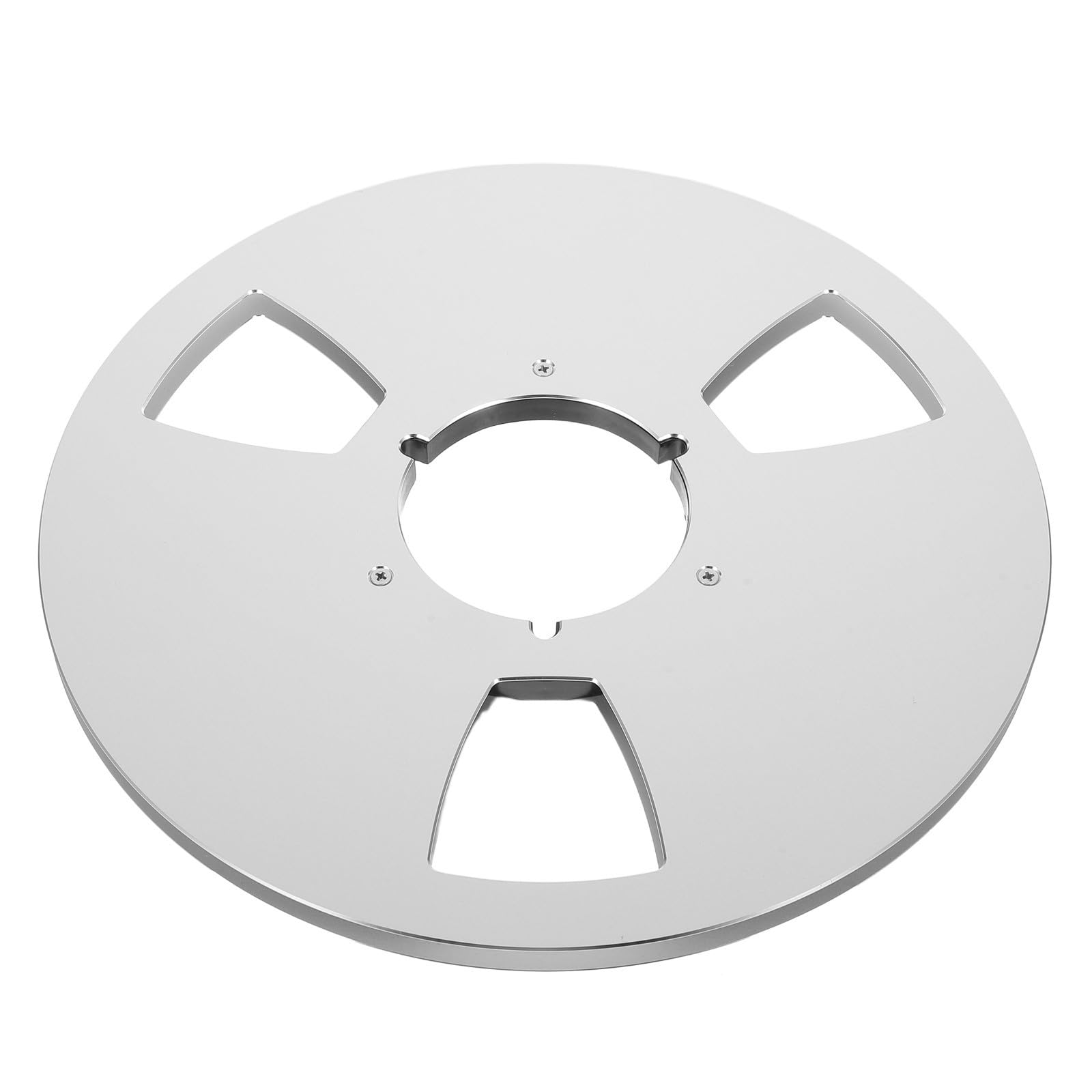 Carrete de cinta para grabadora de aluminio duradero con superficie anodizada de alta resistencia