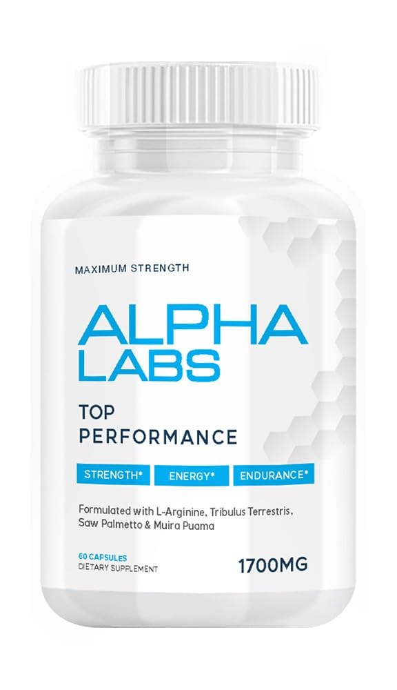 Alpha Labs Supplement for Men - Alpha Labs Capsules (60 Pills - 1 Month Supply)