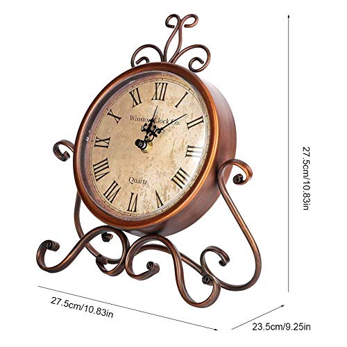 AUNMAS Orologio da tavolo in ferro Art House