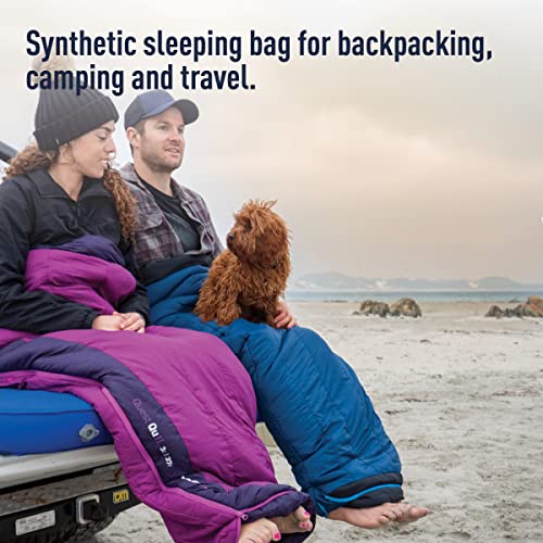 Synthetic Sleeping Bags Trailhead ThII R Left Zip Color: Azul Azul cobaltoo – Image 4