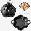 BOLVOUD Cast Iron Smoker Roaster & Garlic Roster Baker, Smoker Box, Pre-Seasoned Cast Iron Garlic Roaster for Grill, Perfect for BBQ and Oven, for Smoky, Flavorful Vegetables, Meats or Wood Chips #5