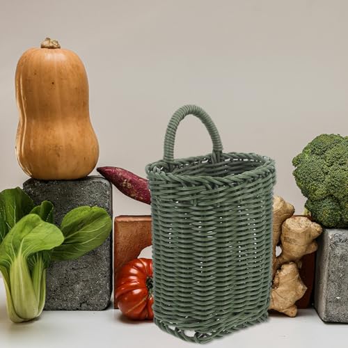 Cesta de frutas y snacks colgante para pared con diseño de plástico 7