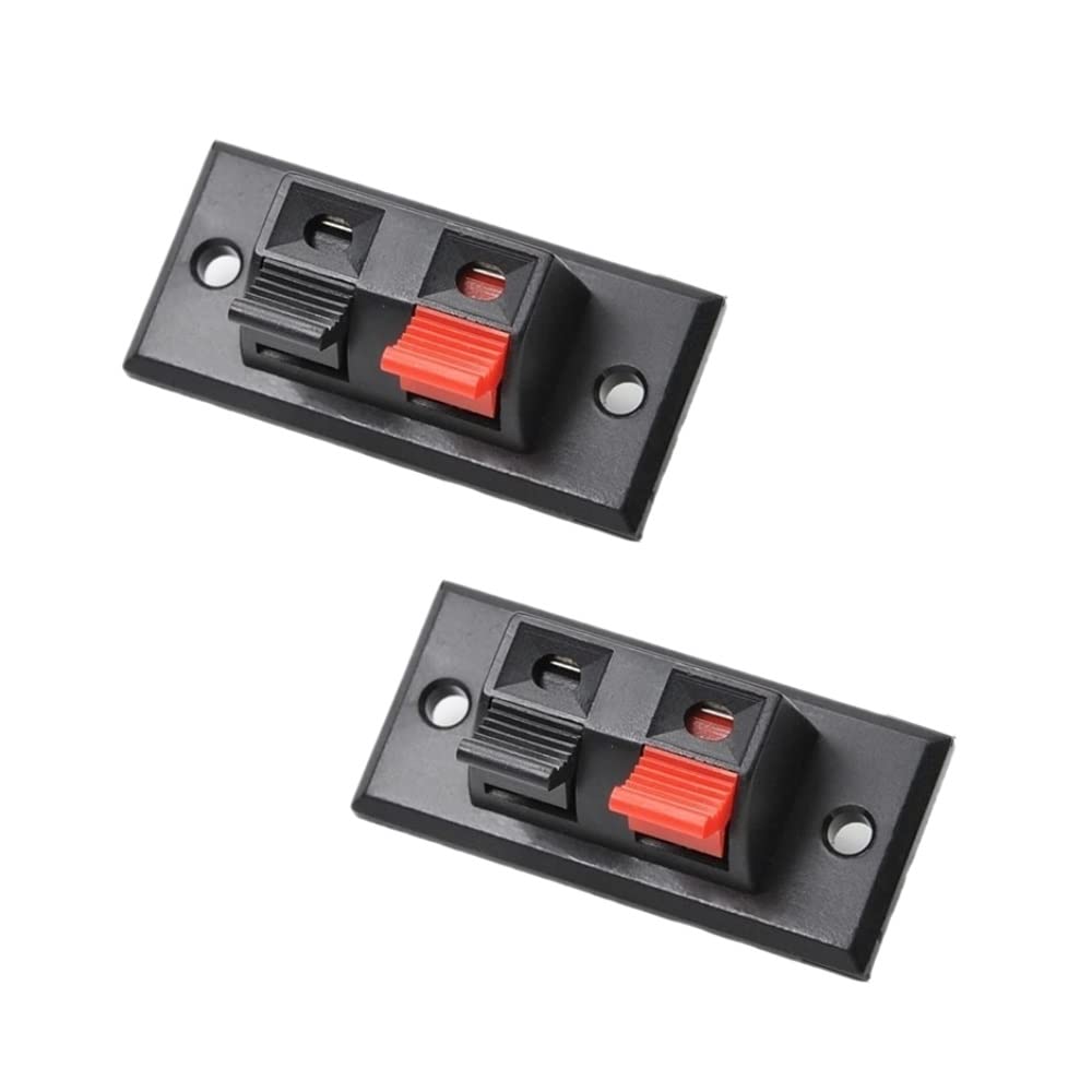 Amazon.co.jp: 2極 プッシュ式 スピーカーターミナル プッシュ