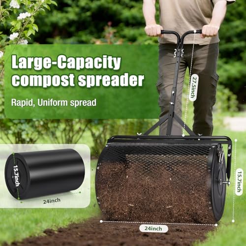 Kit 2 en 1 GADFISH Difusor de Compost y Rodillo Césped miniatura 2