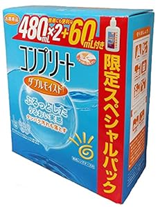 AMO Japan(エイエムオー・ジャパン) コンプリートダブルモイスト 480×2+60ML (コンタクトケア用品)