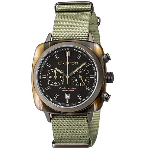 BRISTON - Clubmaster Sport Acétate - Chronographe Jungle
