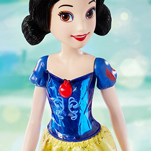 Disney Princess Brilho Real, Princesa Branca de Neve - Boneca com saia e acessórios - F0900 - Hasbro