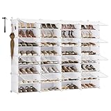 SONGMICS Étagère à Chaussures, Modulable, Rangement pour Chaussures, pour Vestiaire, Entré...