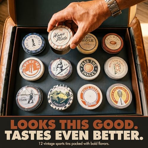 Image of Snack Box Gift Basket for Men, Birthday Gift for Men, Women, Food Care Package, Unique Tins of Assorted Nuts, Snacks in Stunning Case - Treat for Men, Women, Dad, Friends, Family, Fathers Day Gift