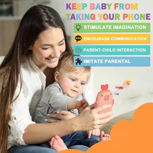 Image of Brand Conquer Cell Phone Toy with Music Sensory Learning Toys with 12 Functions with Light Music Toys for 1.5 Year Old Girl /Boys Teething Toy for Babies Infants Gifts for Kids (Cellphone Blue)