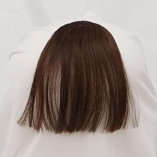Miniatura 7 de Flequillo Clip de pelo sintético flequillo flequillo flequillo clip en extensiones de cabello en flecos frontal natural curvado plano limpio bang