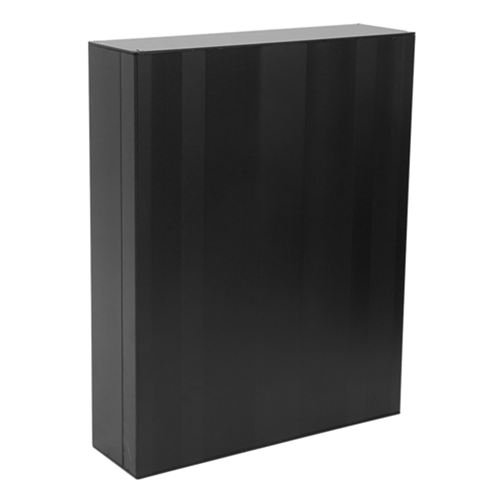 Skrzynka elektryczna PolyGen, aluminiowa obudowa typu dzielonego, 2 x 7 x 8,7 cala, matowe czarne wykończenie o grubości ścianki 1,25-1,5 mm do obudowy elektronicznej DIY