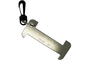 Scuba Diving Aluminum Lobster Tickle Stick California Crab Lobster Gauge Tool 5" Black/Grey