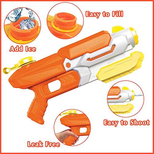 Scientoy Water Gun , 2 Pack Water Guns for Kid , Squirt Guns 1200CC High Capacity &30-35 Feet Shooting Range, Gifts for Children & Adult Summer Swimming Pool Beach Water Fighting Party
