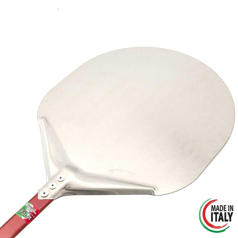 GIEMME Professionelle Pizzaschieber 30 cm aus Aluminium mit 120 cm Griff – Ideal für Elektrische und Holzöfen