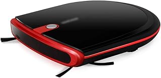 Robot Aspirapolvere con Funzione Lavapavimenti Filtro HEPA Silenzioso 800Pa Super Aspirazione 6,3cm Ultra-Thin AntiCollisione Ricarica Automatica Telecomando per Pulizia Domestica/Peli Animali/Capelli