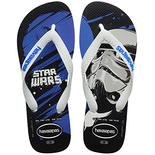Chinelo Branco/Azul Estrela/Branco Star Wars Havaianas Adult Licenses n° 35/36