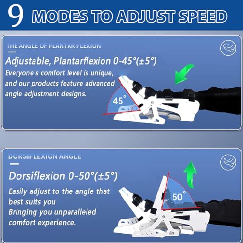 Pedal Eléctrico para Rehabilitación de Tobillo Ajustable 9 Niveles miniatura 3
