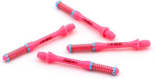 Miniatura 25 de CUESOUL TERO AK7 Slim Dart Shafts S/M/L - Muelle telescópico integrado para dardos de punta de acero y dardos de punta suave, juego de 3 piezas