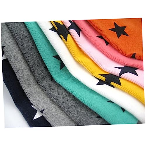 KESYOO Winter Cotton Scarf with Five Pointed Stars Print Warm Grey Neck Warmer for Boys and Soft and Durable for Fall and Cold Weather Outdoor Use2