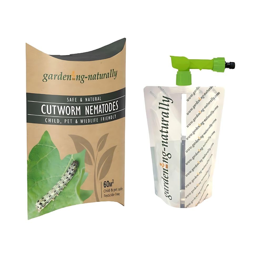 Cut Worm Nematodes 60sq.m Gardening Naturally with Bag Applicator