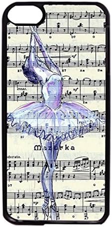 Ipod Touch 6th Generation Phone Case Fashion Design Back Case Ballet Dancer Performer Snap onIpod Touch 6th Generation Plastic Cell Phone Cover