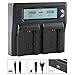 Produktbild SK LCD Dual Doppel Akku Ladegerät für Canon BP-709 BP-718 BP-727 BP-745 passend zu Canon Legria HF M52 M56 R36 R86 R66 R88 R806 R606 und weitere
