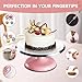 Cake Decorating Kit, 138pcs Cake Decorating Supply with Aluminium Cake Turntable, 64 Numbered Icing Piping Tips, 2 Spatulas, 3 Icing Comb Scraper and Leveller, 32 Piping Bags,cake decorating tool