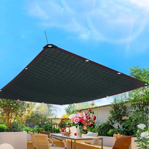 Shade Netting 70-90% Sunblock 8x9m, Breathable Shade Mesh Tarp, Sunblock Shade Cloth Net, Sun Shade Sail, for Patio Greenhouse Pergola Chicken Coop Barn Kennel Garage - Image 5