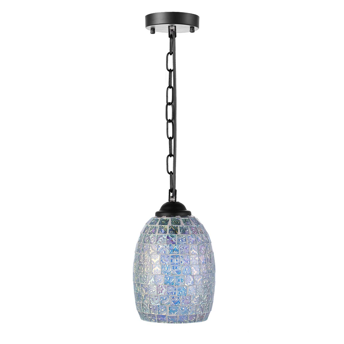 Buy SHENGYADI Modern Mini Mosaic Pendant Light with Chain Hand Crafted