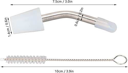 Miniatura 4 de Yosoo Boquilla de la tetera de la tetera de la tetera de la tetera extendida del acero inoxidable del canalón de la tetera al aire libre
