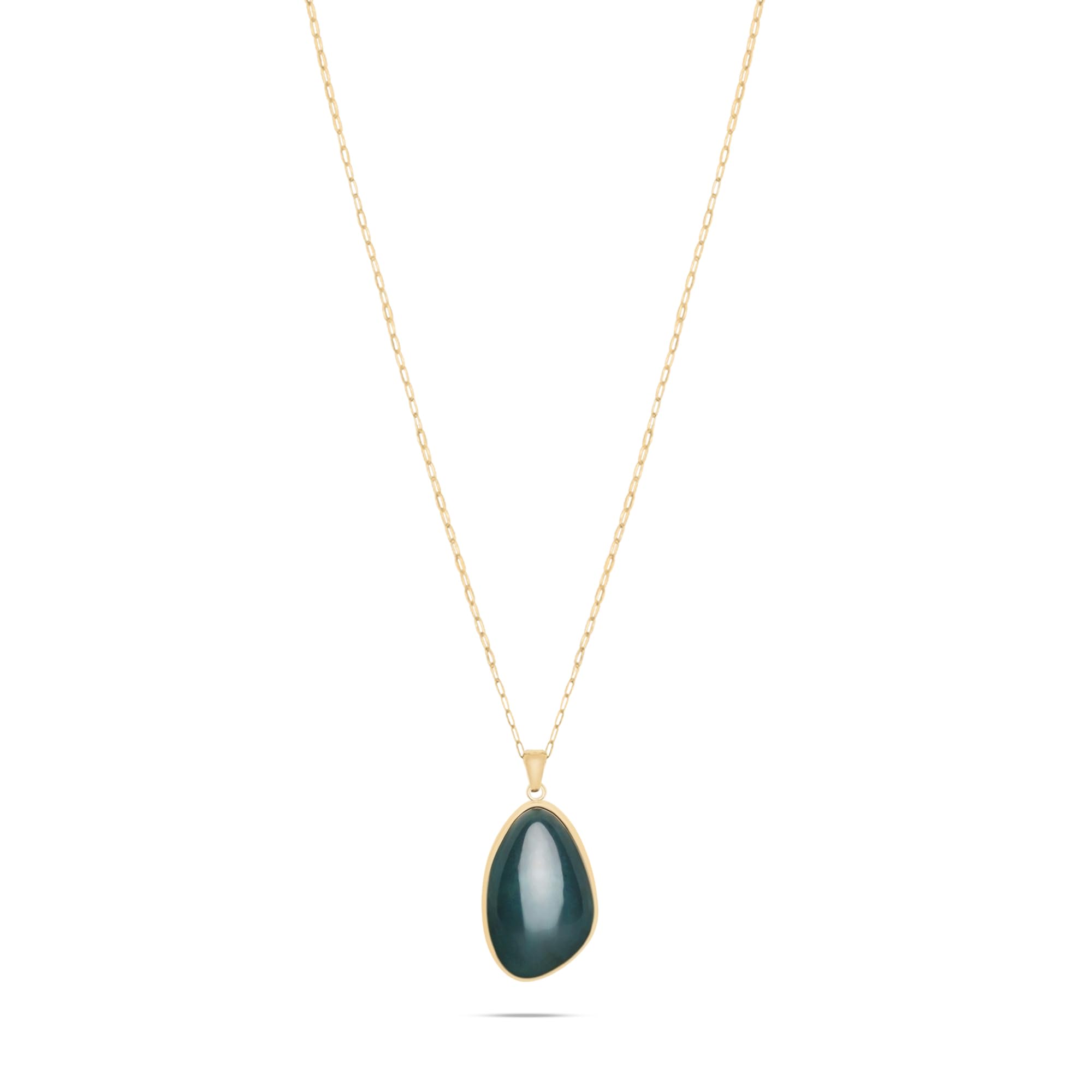 s.Oliver Necklace, elegant necklace made of polished stainless steel, IP gold, link chain, 80 cm, waterproof and skin-friendly