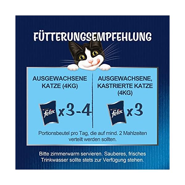 FELIX Sensations Gelees Katzenfutter nass in Gelee, Geschmacksvielfalt Sorten-Mix, 4 oder 6 Packungen – Bild 7